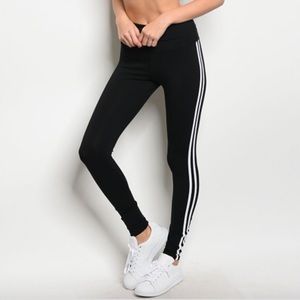 Black & White Yoga Pants